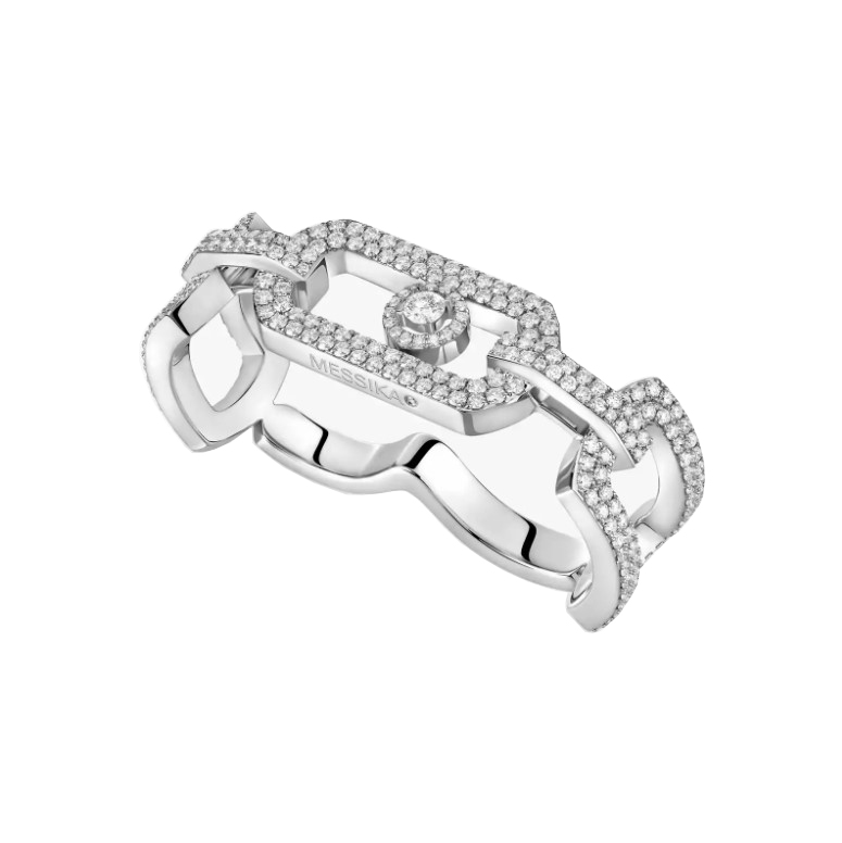 Messika So Move 2 Finger Diamond Pavé Ring Ring