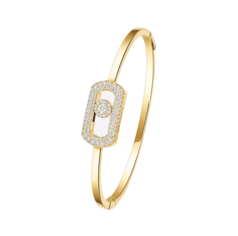 Messika  So Move Pavé Bangle Bracelet