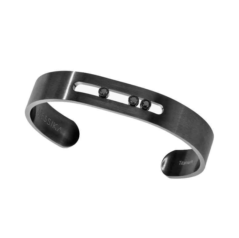 Messika Move Titanium Black Bangle Käevõrud