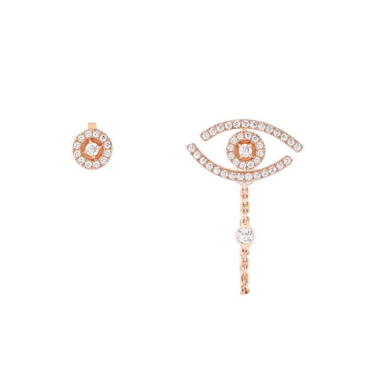 Messika  Lucky Eye Diamond Pavé Jewelry Korvakorut