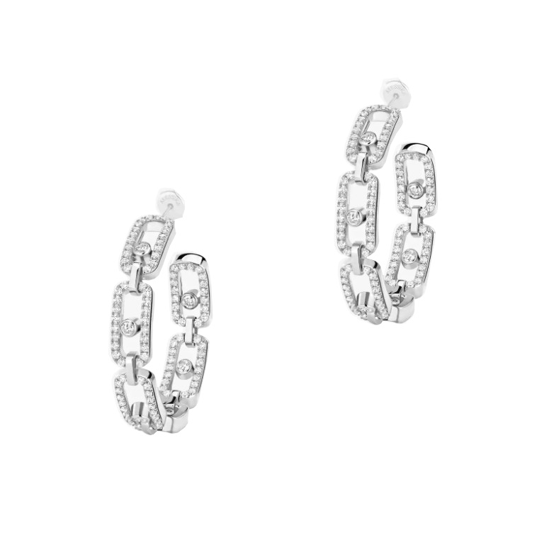 Messika Move Link SM Hoop Earrings Earrings