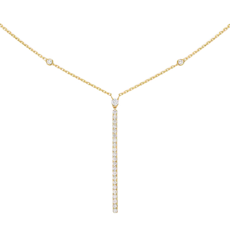 Messika Gatsby Vertical Bar Halsband