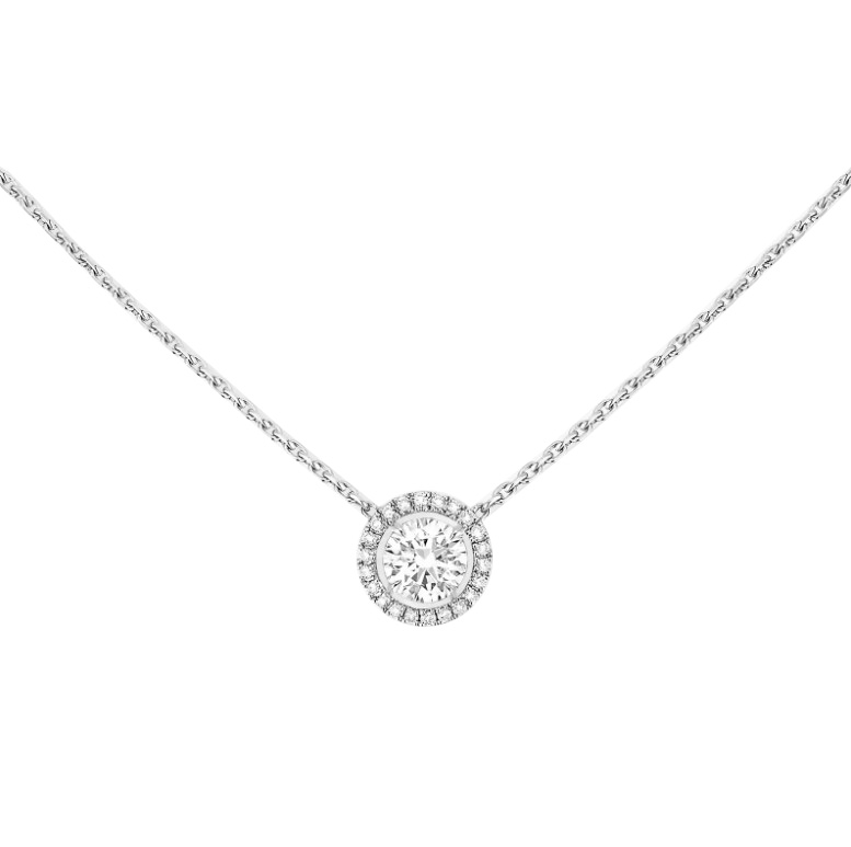 Messika M-Love Brilliant-Cut Solitaire 0.20ct G/VS Halskette