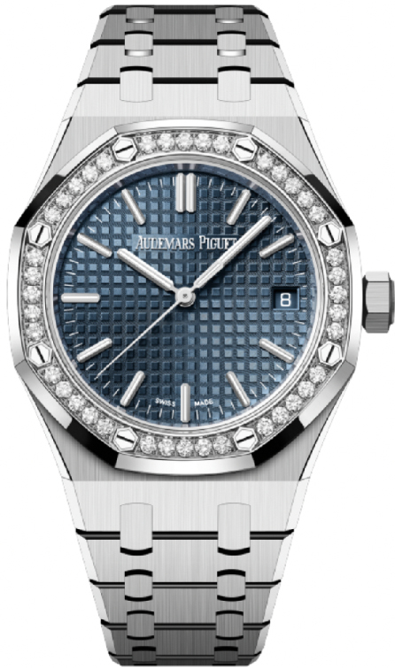 Audemars Piguet Royal Oak Blue 37mm Diamonds