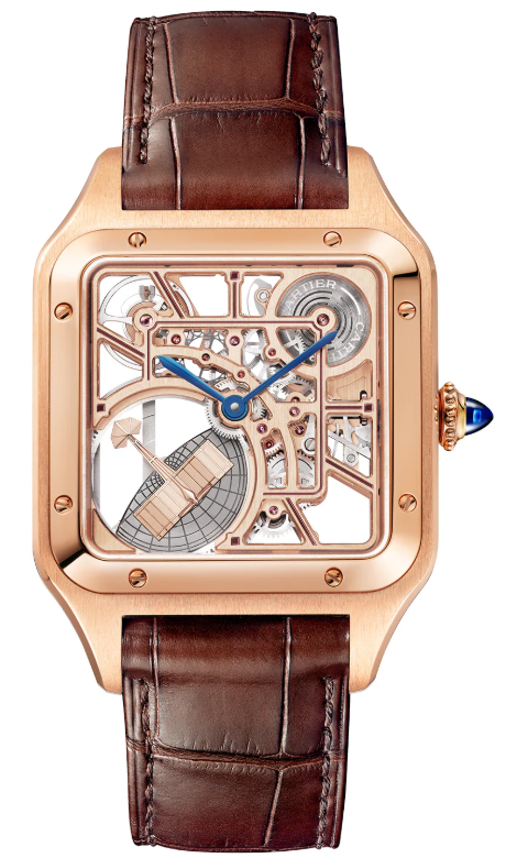 Cartier Santos Dumont Skeleton Micro Rotor