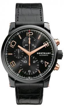 Montblanc timewalker dual on sale carbon chronograph automatic