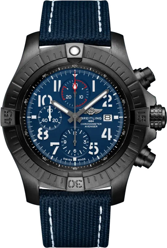 Super Avenger Chrono 48 Night Mission Breitling Chrono.lv